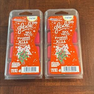 Glade Wax Melts Frosted Berry Kiss Winter Collection 16  Wax Melts NEW